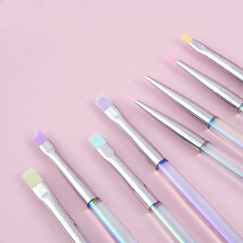 1PCS Nail Art Liner Drawing Painting Nail Brush Set Acrylic Powder