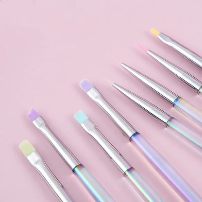 1PCS Nail Art Liner Drawing Painting Nail Brush Set Acrylic Powder