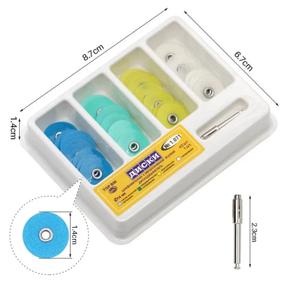 40Pcs/box Dental Polishing Discs Dental Composite Polishing Disc Gross