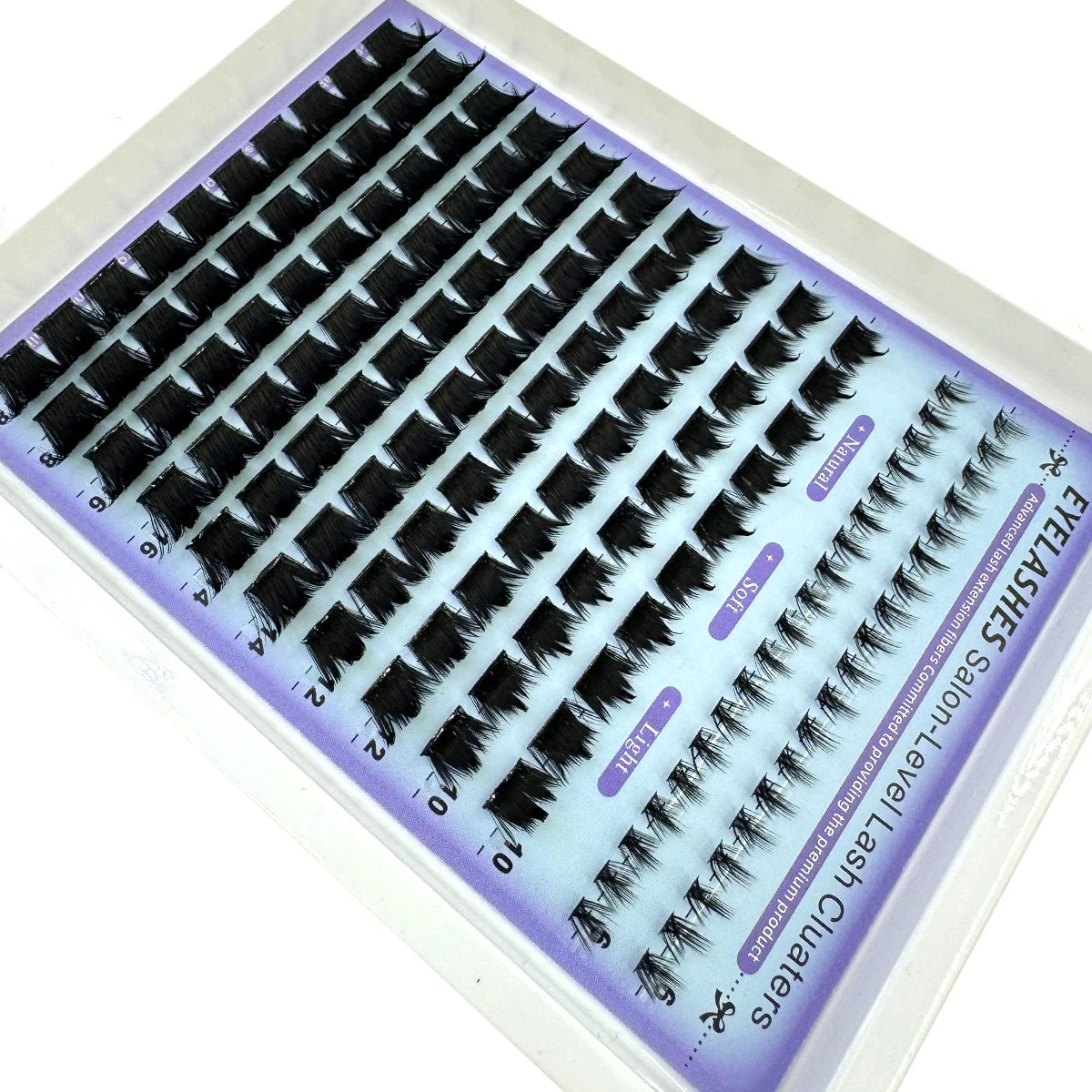 Wispy Lash Clusters with Spikes Salon-Like Eyelash Clusters DIY D