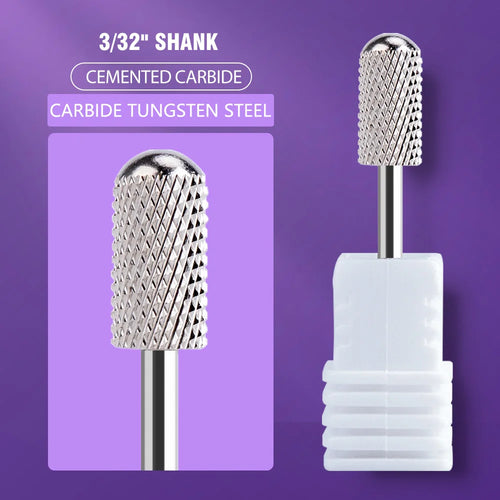 Ceramic Tungsten Carbide Nail Drill Bit Rotate Burr Milling Nail