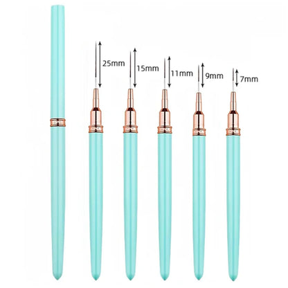 5 In 1 Nail Art Pen Set Brushes Set Elongated Lines Striping Drawing