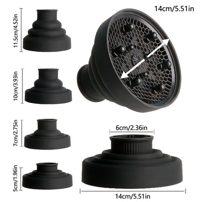 Salon Tool Universal Silicone Hairdryer Diffuser Cover Adjustable
