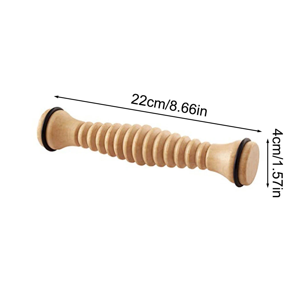 Wooden Massager Body Back Wooden Foot Roller, Foot Massager for