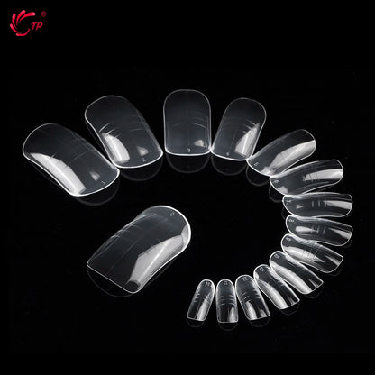 TP 150Pcs Toe Dual Nail Forms for Poly Extension Gel Toenail Dual