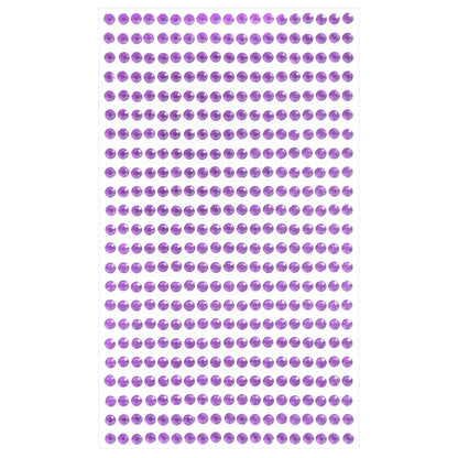 4mm Colorful Face Makeup Jewels Acrylic Temporary Tattoo Self Adhesive