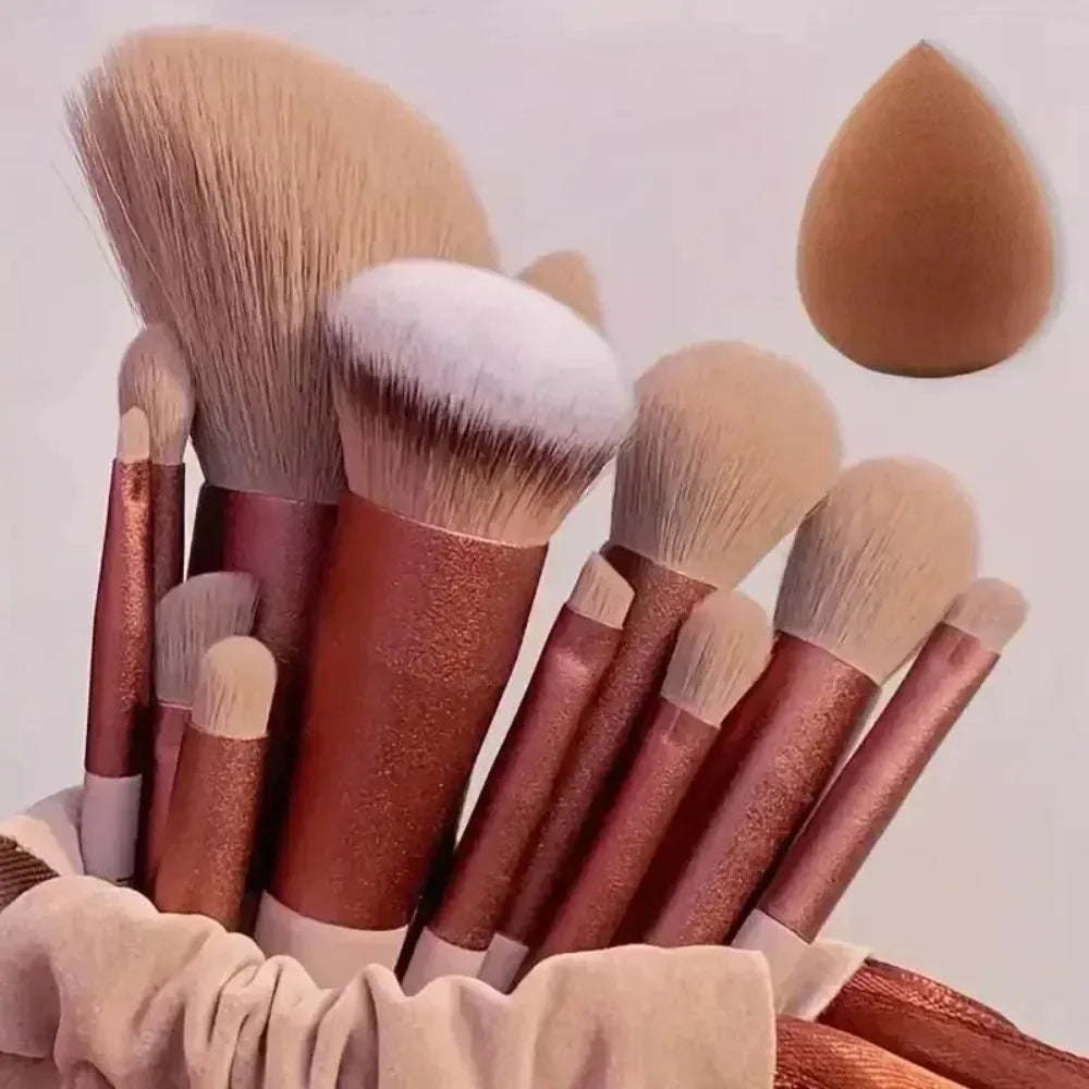 Makeup brush set, soft and fluffy, professional cosmetics foundation