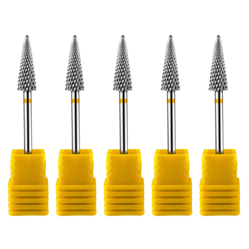 Tip Tungsten Carbid Nail Drill Bits Electric Manicure Drill Accessory