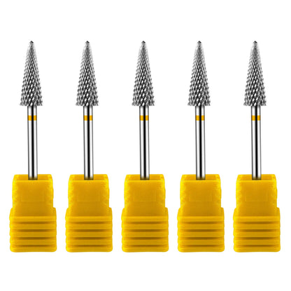 Tip Tungsten Carbid Nail Drill Bits Electric Manicure Drill Accessory