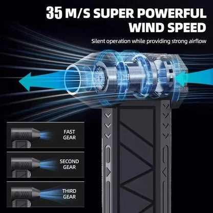 New Jet Fan Strong Portable Power Handheld Dust Elimination Computer