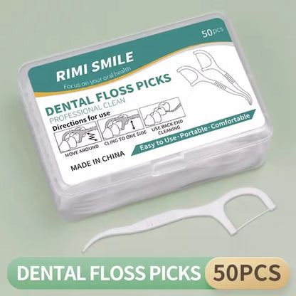 1/3/6/20 Box Portable Disposable Dental Floss Plastic Toothpick