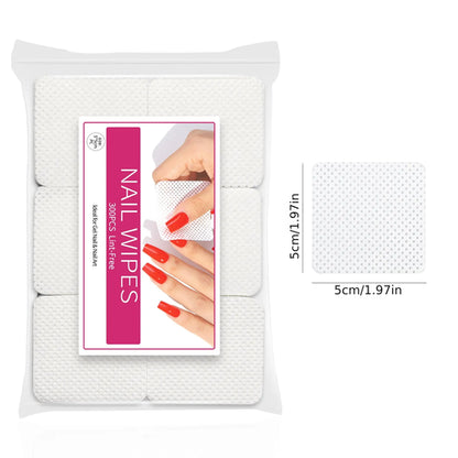 Nail Polish Remover Wipes Nail Cleaning Pads, Non Woven Nail Pads For