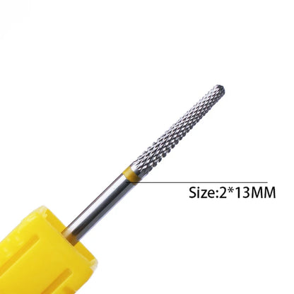 1pc Carbide Tungsten Nail Drill Bit Rotate Burr Milling Nail Cutter