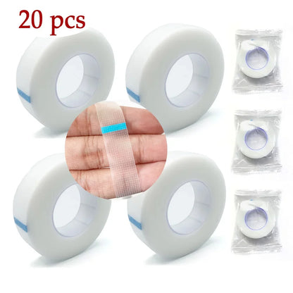 Wholesale Eyelash Tape PE 20Rolls Eyelash Extension Paper Tape