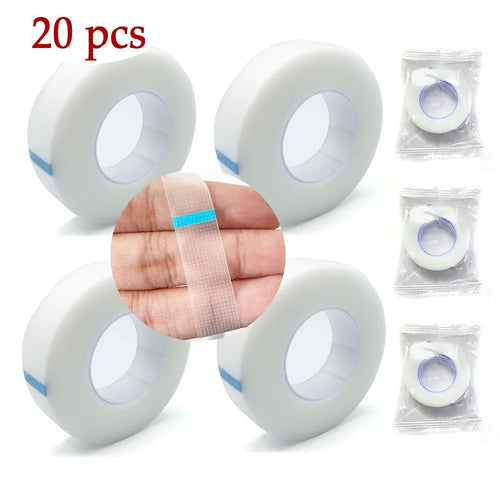 Wholesale Eyelash Tape PE 20Rolls Eyelash Extension Paper Tape