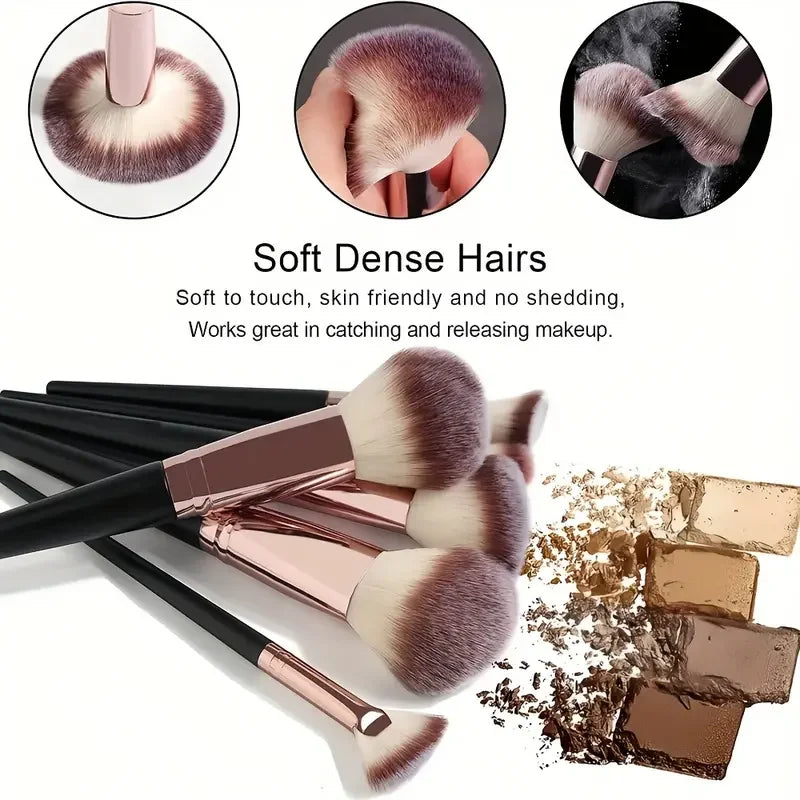3-20PCS Makeup Brushes Set Soft Fluffy Eyeshadow Foundation Concealer