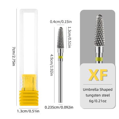 Tungsten Carbide Nail Drill Bits for Gel Polish Removal High Hardness