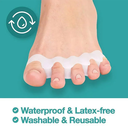 1 Pair Silicone Toe Separator, Bunion Corrector,Hammer Toe Corrector,