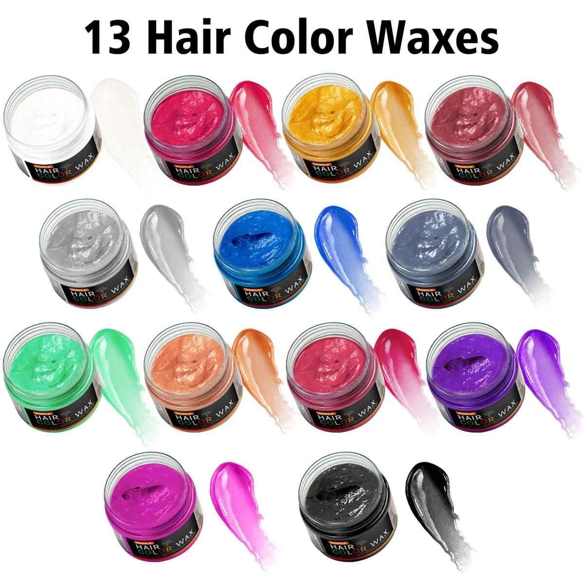 Valentine's Day DIY Hair Dyed Mud Hair Colour Wax Easy To Wash