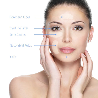 Hyaluronic Acid Microneedle Eye Patches Mask For Anti Aging Dark