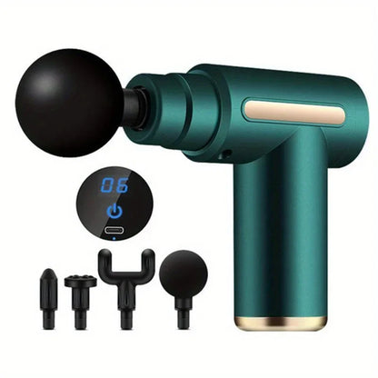 Portable Fascial Massage Gun Electric Percussion Pistol Massager Body