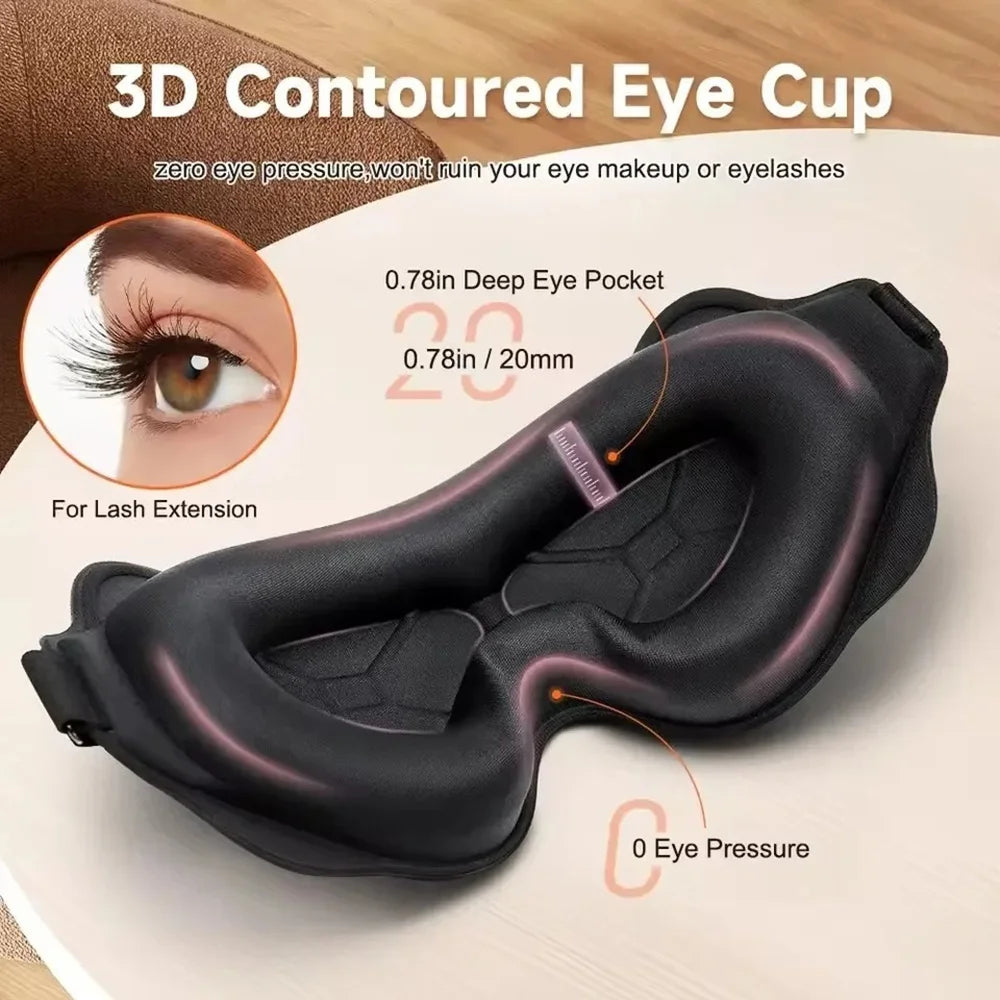 3D Sleeping Mask Slaapmasker Night Sleep Patch Portable Eyemask Pad