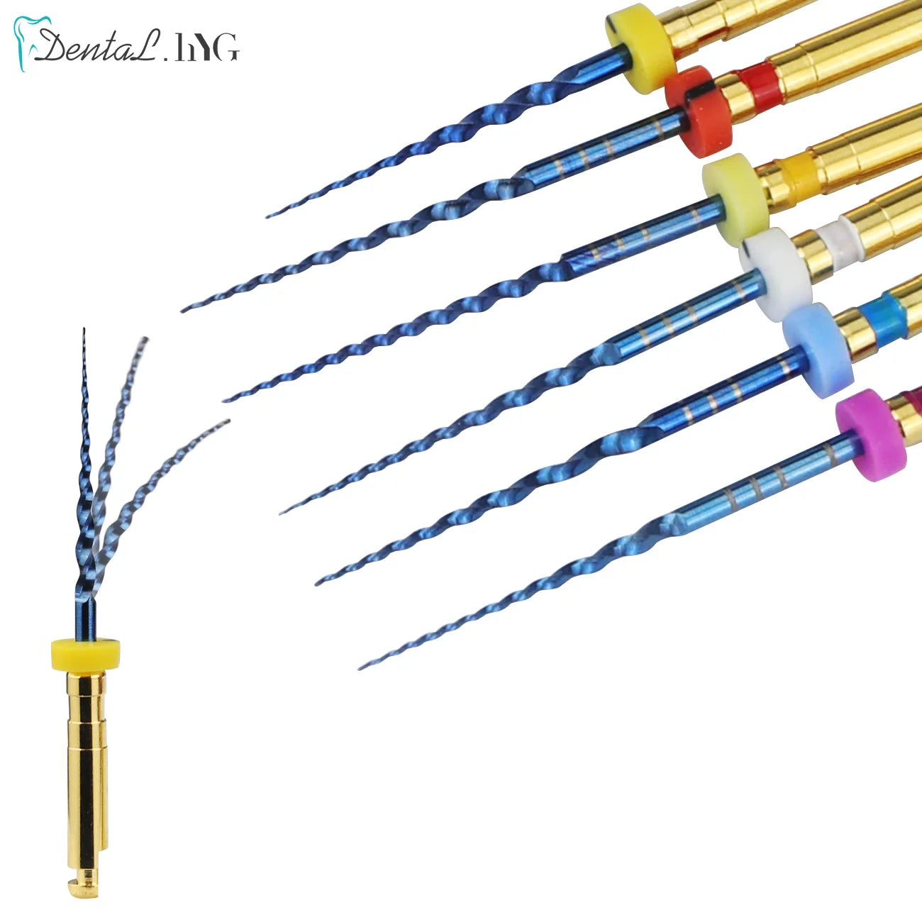 Dental SX-F3 Blue Files Nitinol Rotary Universal Engine Endodontic