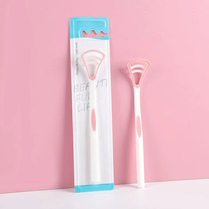 Silicone Tongue Scraper 1Pcs Macaron Color Tonger Brush Cleaning Tools