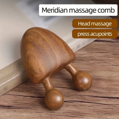1pc Sandalwood Face Massager Nose & Face Massager - Eye Relief Tool