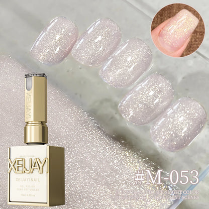 15ML transparent pink gel nail polish long-lasting nail polish gel