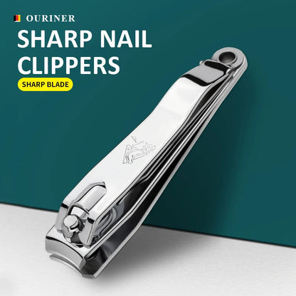 Nail Clippers Stainless Steel Sharpest Nail Cutter Duty Curved Edge