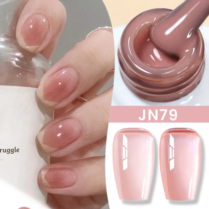BORN PRETTY 83 Colors 10ml Jelly Nude Gel Nail Polish Autumn Amber