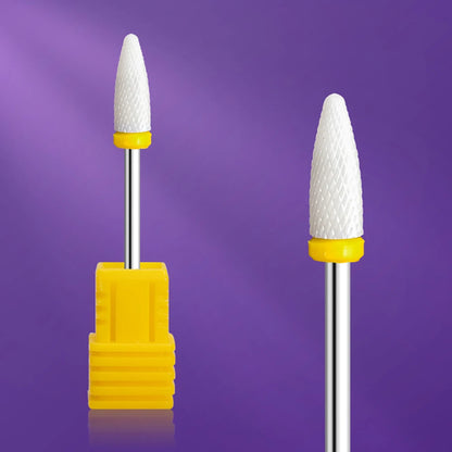 Ceramic Tungsten Carbide Nail Drill Bit Rotate Burr Milling Nail