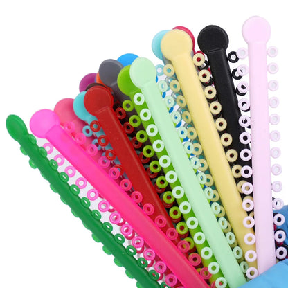 1000PCS Dental Ligature Ties  Elastic Ring Rubber Tie O Ring For Teeth