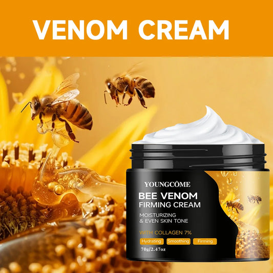 Premium Bee Venom Cream for Face & Neck - Collagen Boost, Skin