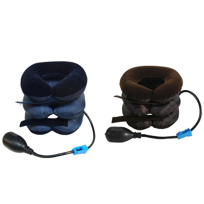 Inflatable Neck Stretcher Support Air Cervical Traction 3 Tubes Neck
