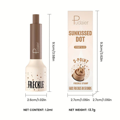 Freckle Stamp Makeup Pen Waterproof, Natural Look Dot Freckles, Long