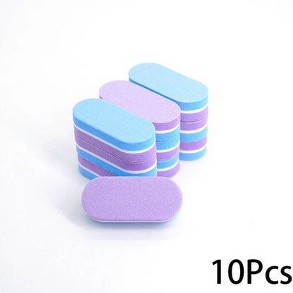 50Pc Professional Mini Nails Art buffer File 100/180 Sandpaper