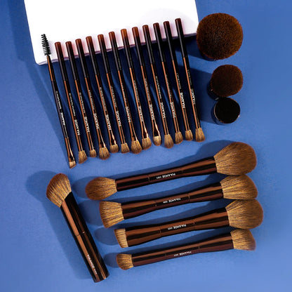 MAANGE 20pcs/set Pro Makeup Brushes Double Ended Foundation Concealers