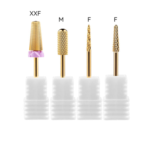 5 In 1 Tungsten Carbid Nail Drill Bits Milling Cutter For Remove Nail