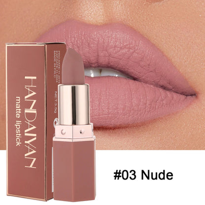 1pc matte lipstick, non easy to stick cup, non fading, matte,