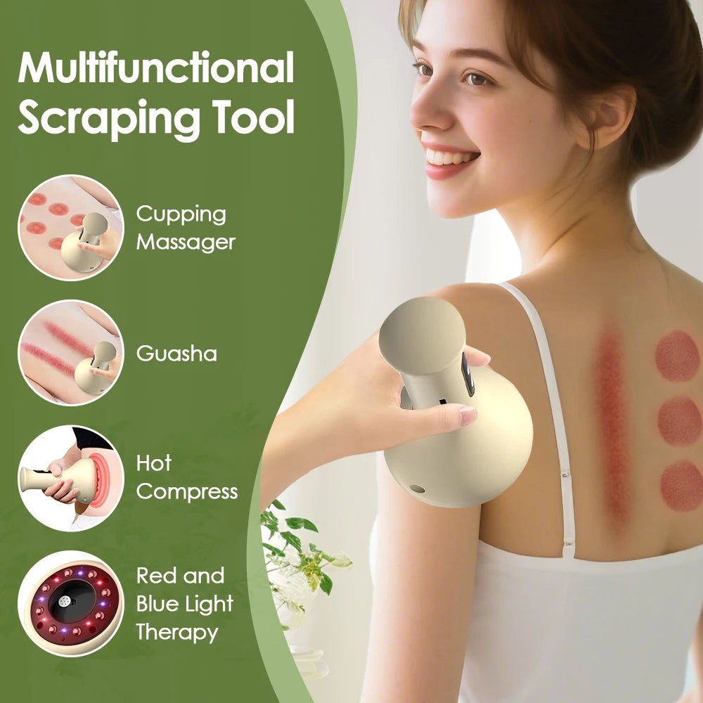 USB Rechargeable Abdominal Massager for Hot Compress and Adjustable