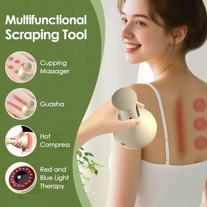 USB Rechargeable Abdominal Massager for Hot Compress and Adjustable
