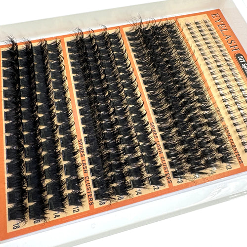 Wispy Lash Clusters with Spikes Salon-Like Eyelash Clusters DIY D