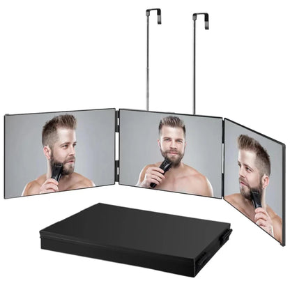 S Travel Portable 360 Trifold Vanity Makeup Mirror with Height