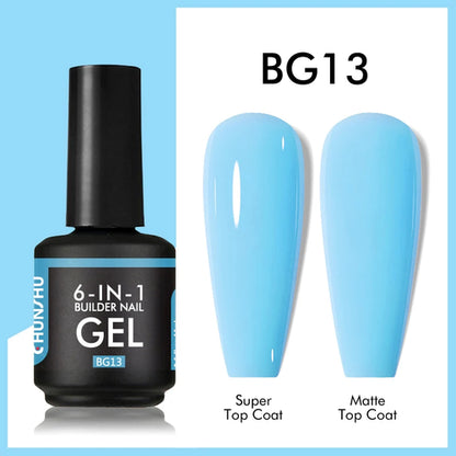 CHUNSHU 6 IN 1 Extension UV Gel Polish In A bottle Builder Nail Gel