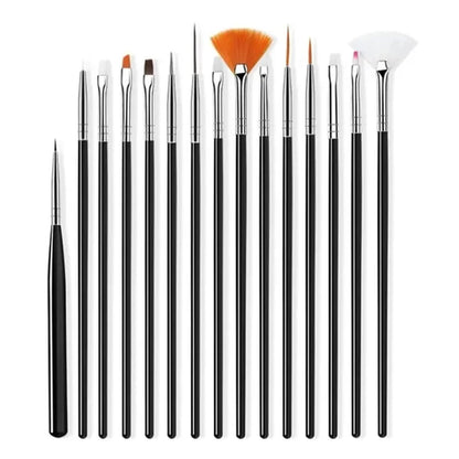5/20Pcs Nail Art Brush Design Tip Painting Drawing Carving Dotting Pen