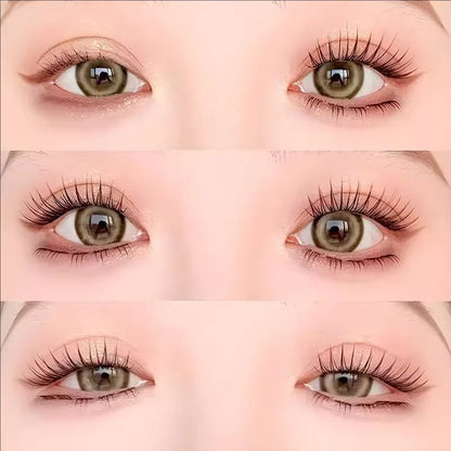 MIAOJIE Glue-free False Eyelashes, Fishtail Princess Lazy Eyelashes,