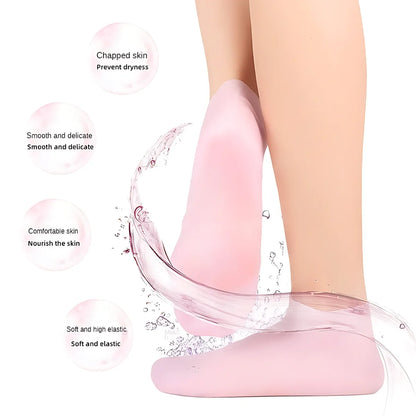 Silicone Foot Mask Softening Callus Cuticle Moisturizing Whitening