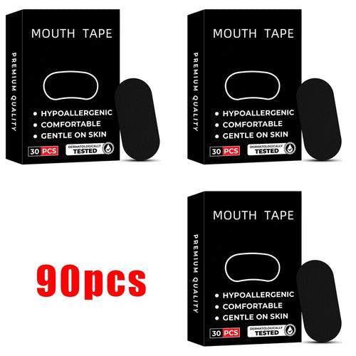 30/60/90Pcs Anti Snoring Sleep Mouth Tape Best Breathing Nasal Strips